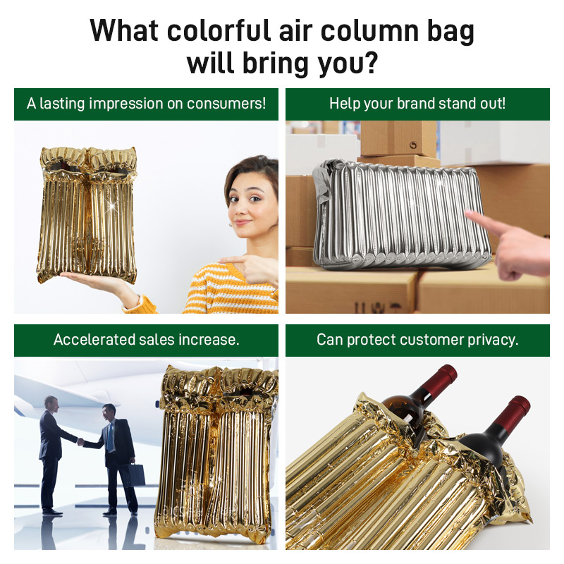 Colorful Inflatable Air Column Bag Packaging