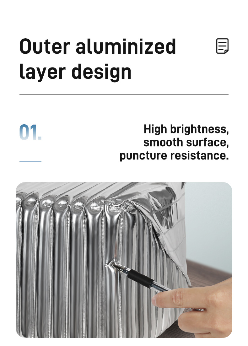 Aluminum-coated Air Column Bag features