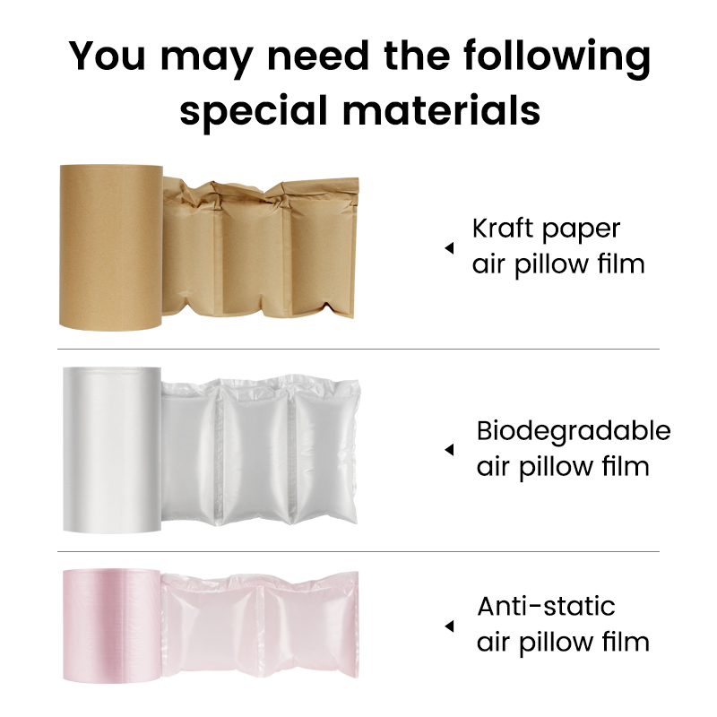 Colourful Air Pillow Film Packaging