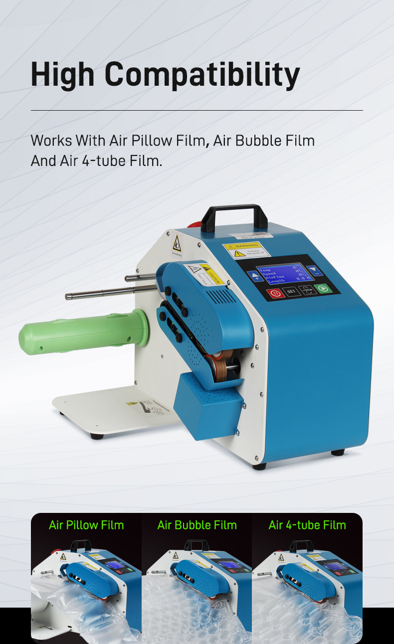 018N air cushion machine features