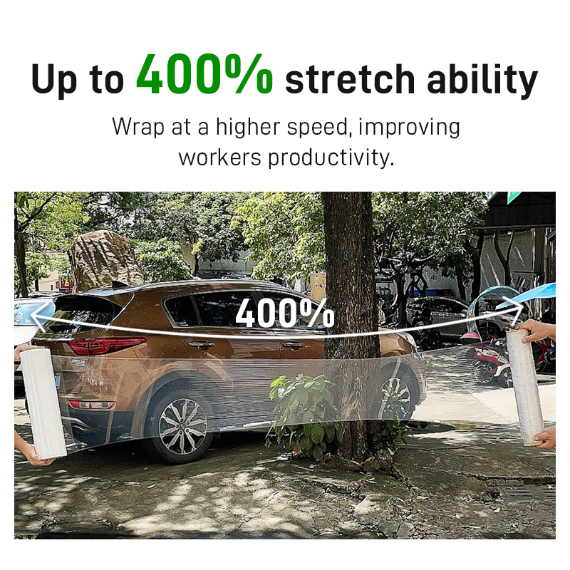 400% Stretch 20 Microns Strectch Film Wrappers