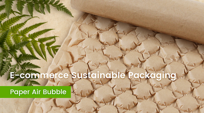 Paper air bubble packaging