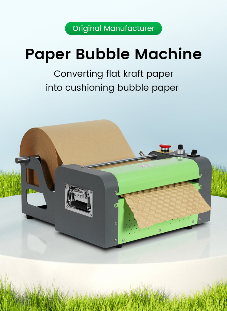 Paper bubble machine