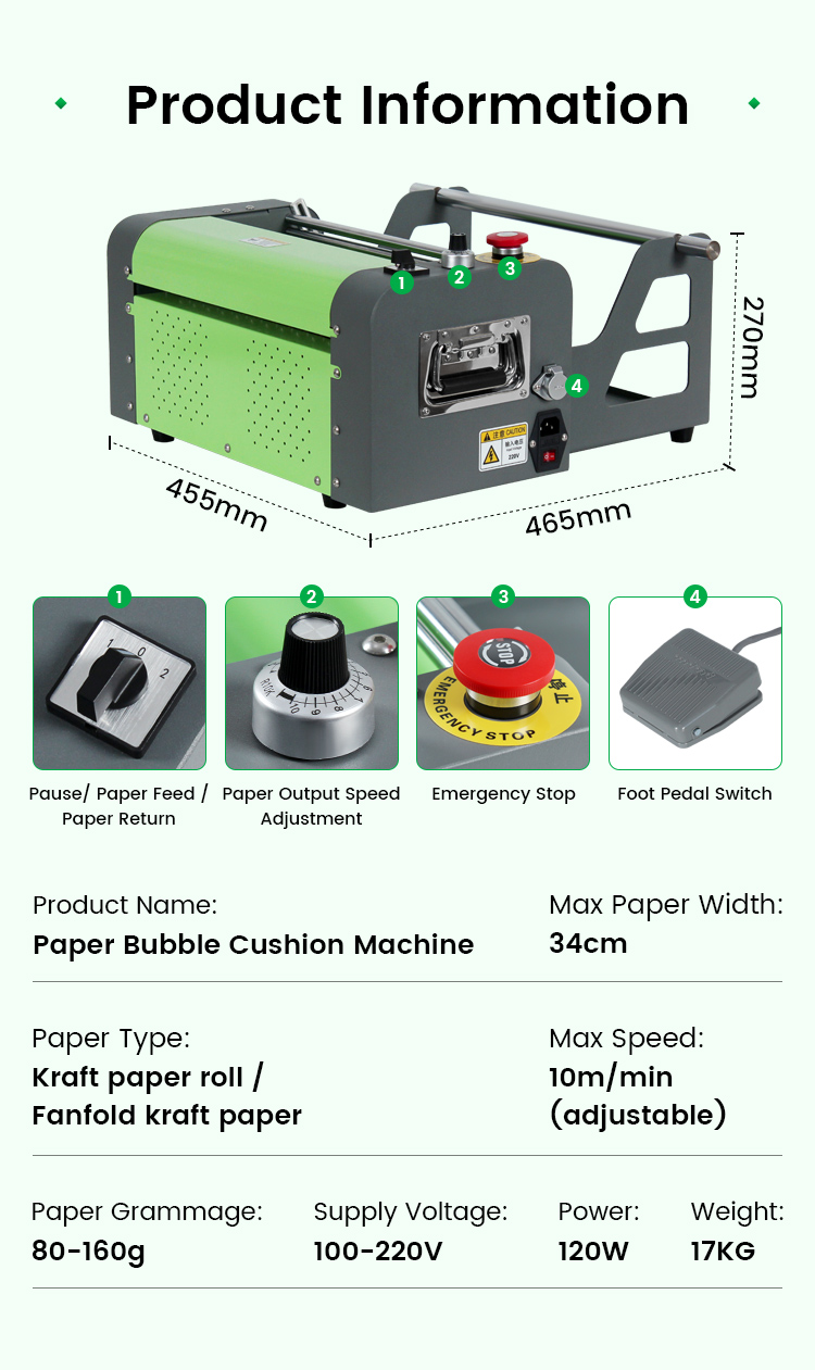 Paper bubble machine infomation