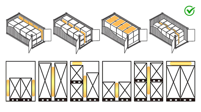 air dunnage bag position