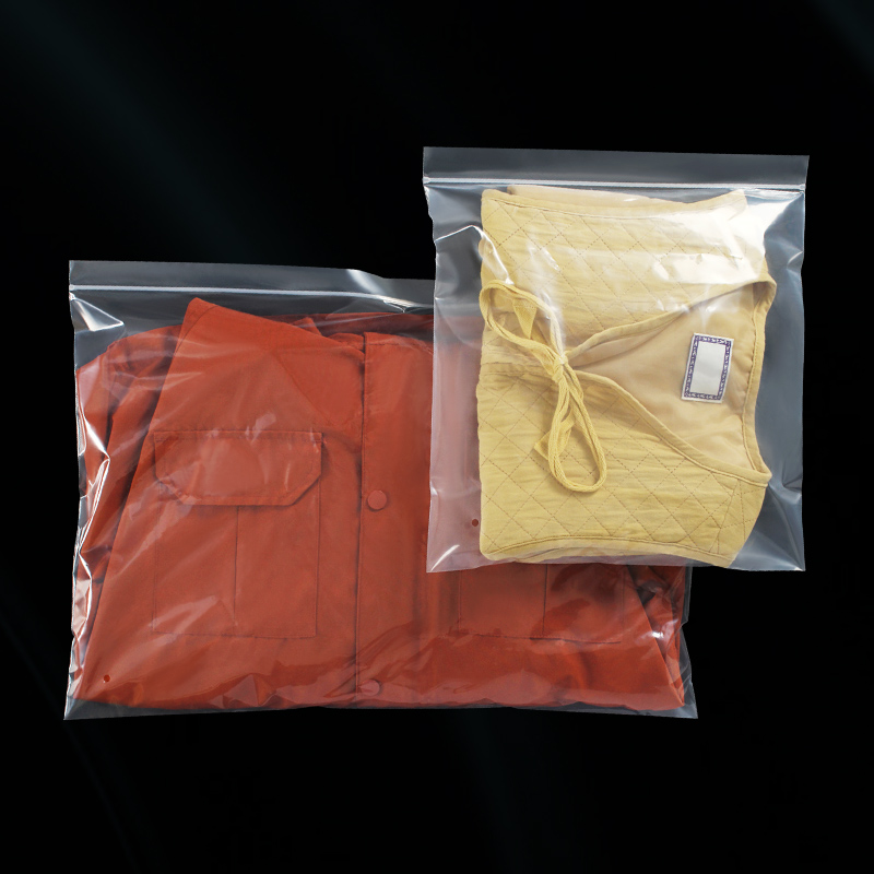 Transparent Plastic PE Ziplock Self Sealing Bags