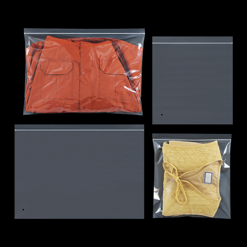 Transparent Plastic PE Ziplock Self Sealing Bags