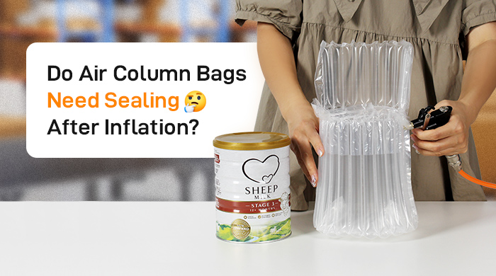 Air column bag inflation