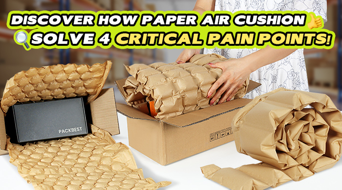 Paper air cushion packaging