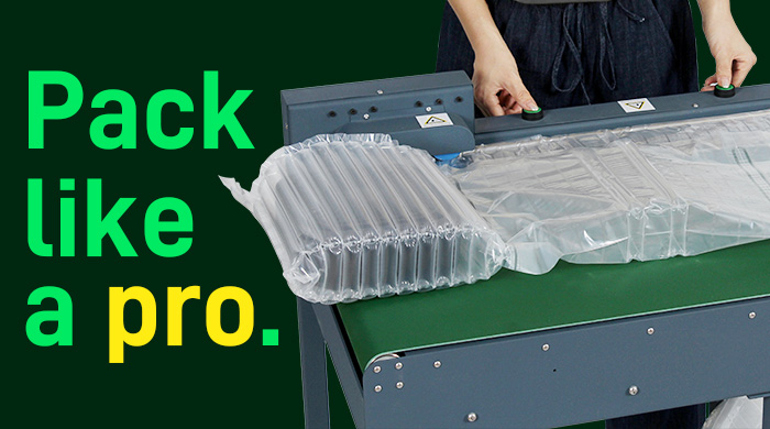 Bag in bag inflation machine