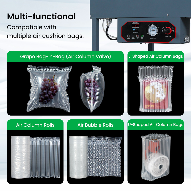 15m/min Bag in Bag Air Column Bag Inflator Packing Machine