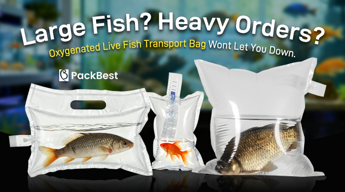 Oxygenated Live fish Transport Bags