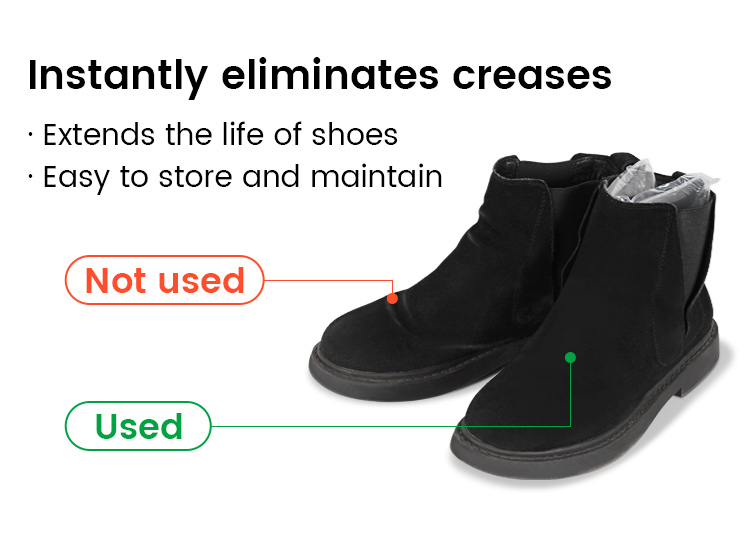 Inflatable shoe supoort advantage