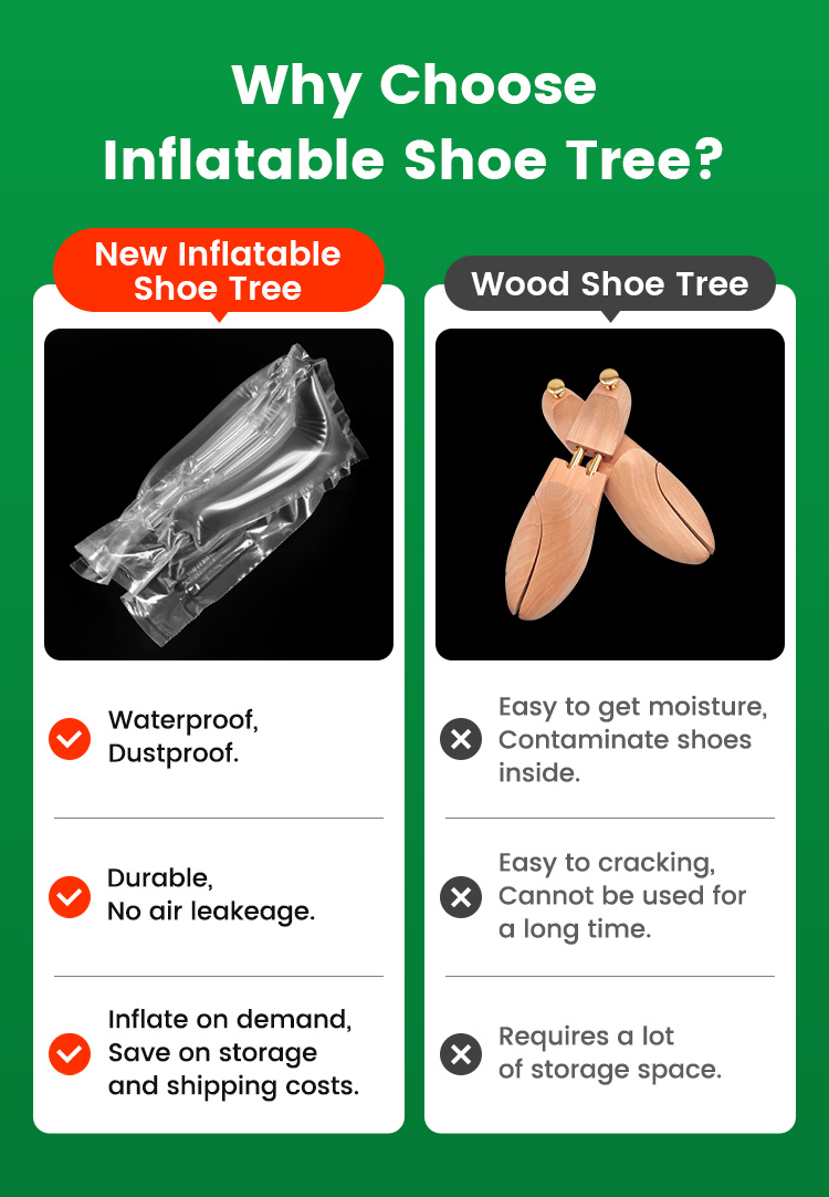 Why choose PackBest inflatable shoe support?