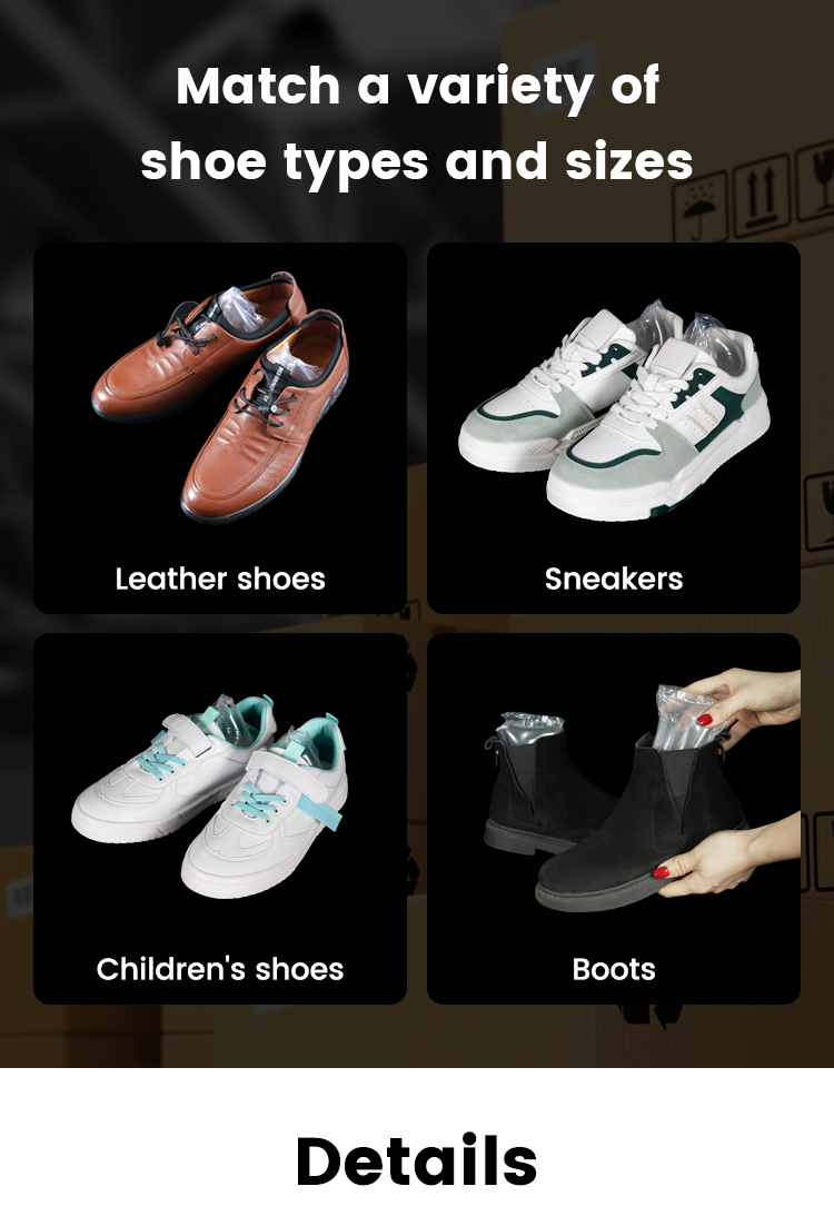 Inflatable shoe supoort applications