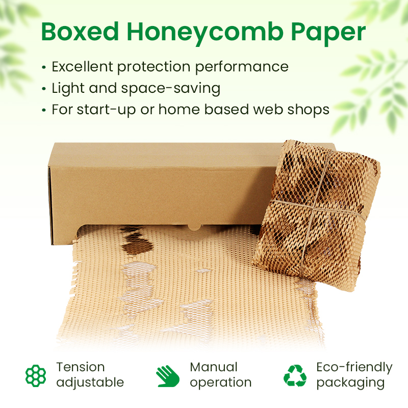Boxed Honeycomb Packing Paper Dispenser