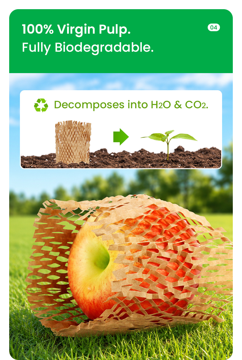 Features of fruit honeycomb paper sleeve
